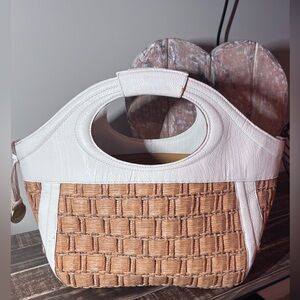 Brahmin Capri Terrace Large Straw Tote